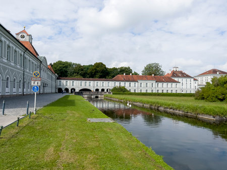 The Nymphenburg Palace in Munich.の写真素材