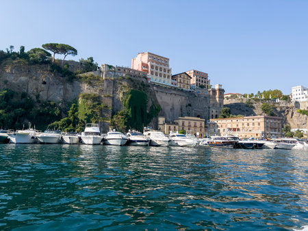 The beautiful city of Sorrento.の写真素材
