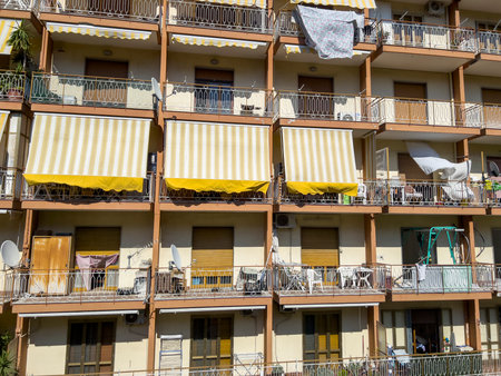 The typical apartment in southern Italy.の写真素材