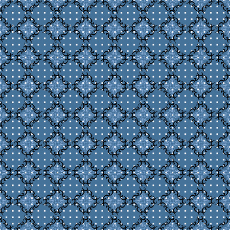 Geometric pattern with lacy rhombuses and squares in vertical and horizontal layout. Seamless repeat pattern for gift wrap, textile, fabric, scrapbooking and fashion.の写真素材