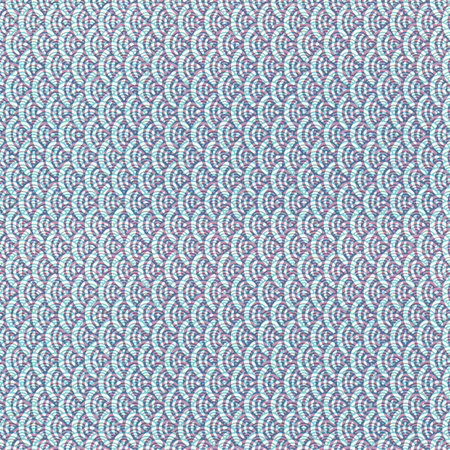 Seamless abstract retro geometric pattern. Illustration of pink, aqua, purple and white circular...