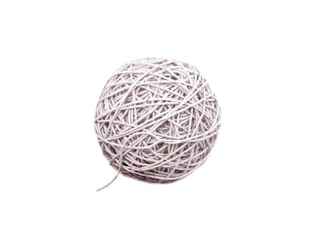 Clew on white backgroundの写真素材