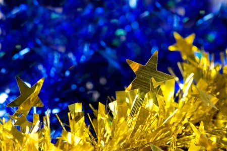 golden christmas backgroundの写真素材