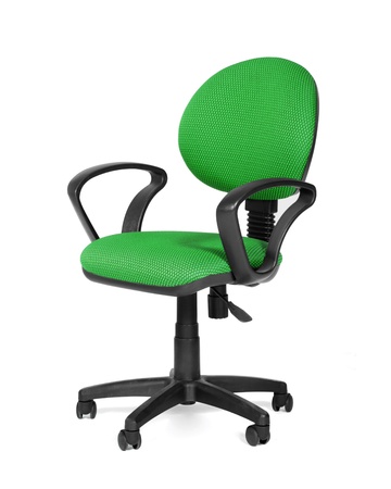 Green office chairの写真素材