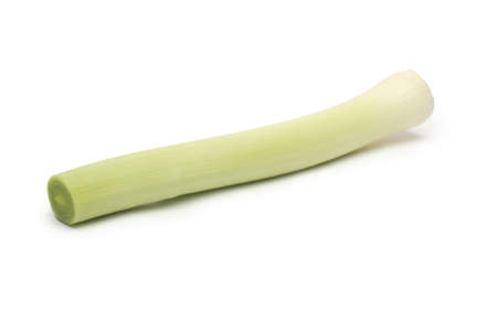 green celery sticks on white backgroundの写真素材