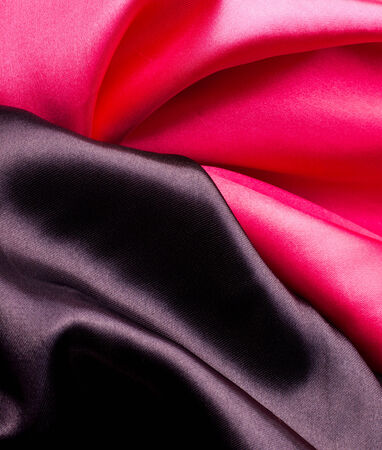 black with red satinの写真素材