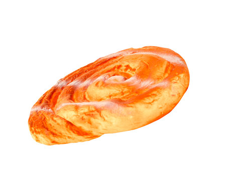 Homemade pastry on whiteの写真素材