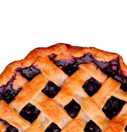 Homemade Cherry Pie close upの写真素材