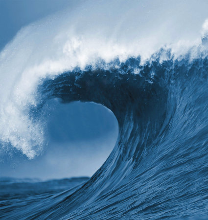 Blue Ocean Wave