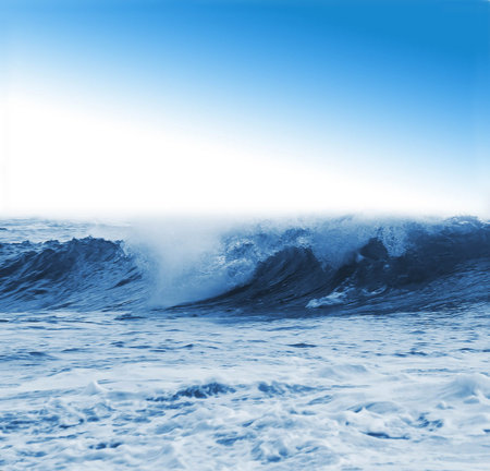 Blue Ocean Wave