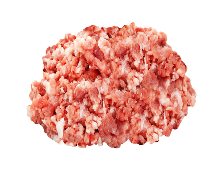 fresh raw mince beef meatの写真素材
