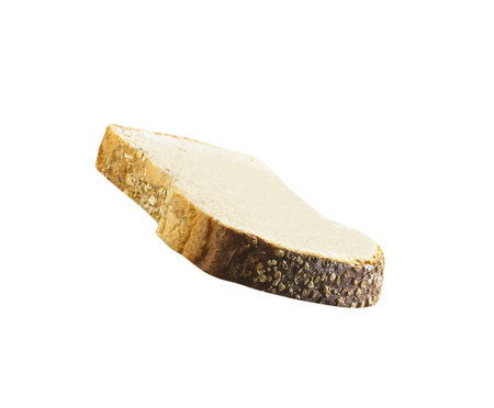 slice of bread isolated