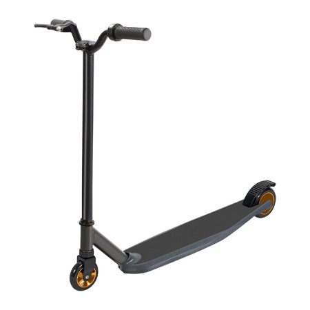Kick Scooter. Isolatedの写真素材