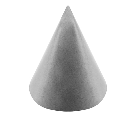 cone isolated on white backgroundの写真素材