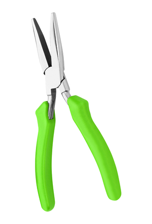 Hand tool pliers isolated on whiteの写真素材