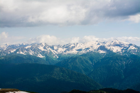 Snow mountains