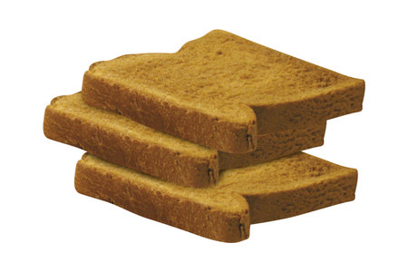 sliced bread isolated