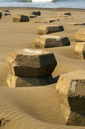Concrete Wave Breakers の写真素材