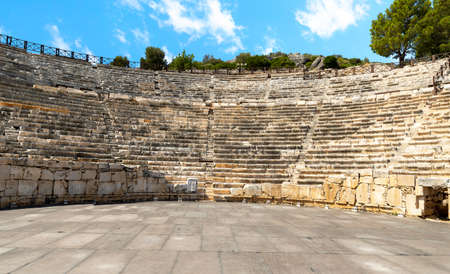 Wide angle photo of Patara ancient city.の写真素材
