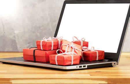 Love, gift and present concept.の写真素材