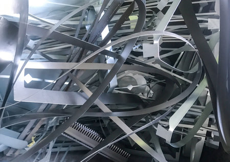 abstract of metal line for background used and design art work.