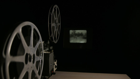 16mm projection equipmentの写真素材