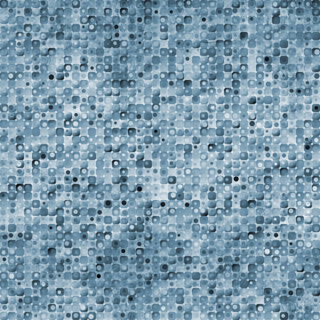 Blue squares and circles background