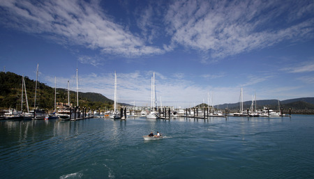 Boat harborの写真素材