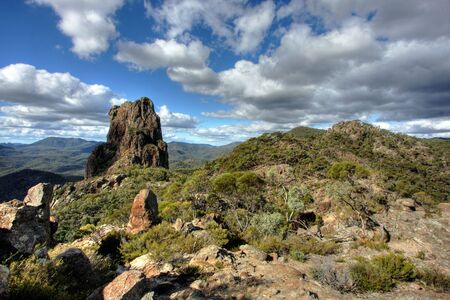 Warrumbungle National Park in NSW, Australiaの写真素材