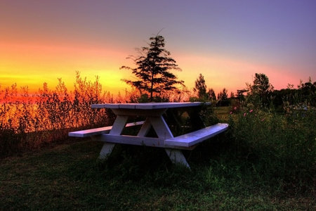 lakescape in Grand Bend in Ontario, Canadaの写真素材