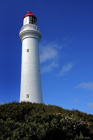 The Split Point Lighthouse, in Victoria, Australiaの写真素材