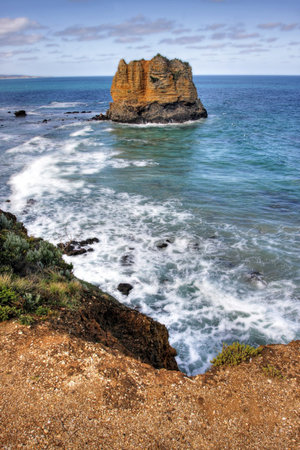 Scenic View along the Great Ocean Road