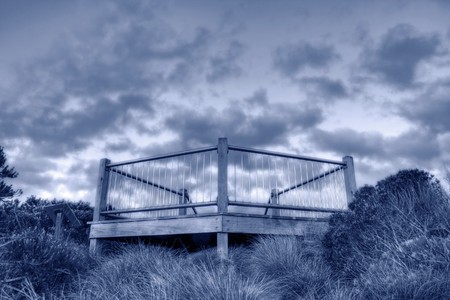 Scenic View along the Great Ocean Roadの写真素材