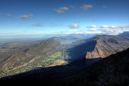 grampians national park lookout in victoriaの写真素材