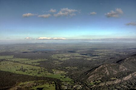grampians national park lookout in victoriaの写真素材