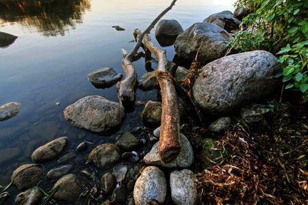 sunrise over hamilton, ontario, canadaの写真素材