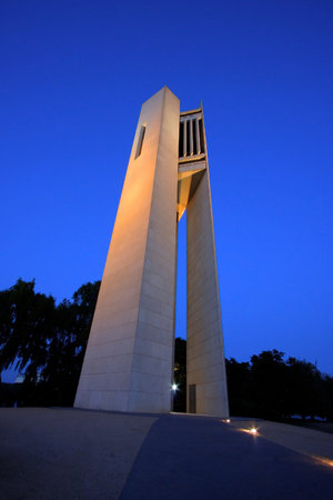 national carillion in canberra, the capital of australiaの写真素材
