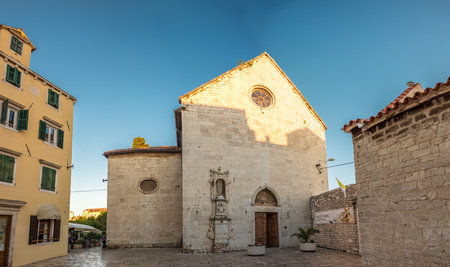 The Franciscan cathedral in Sibenik,Croatia.May 26,2017のeditorial素材