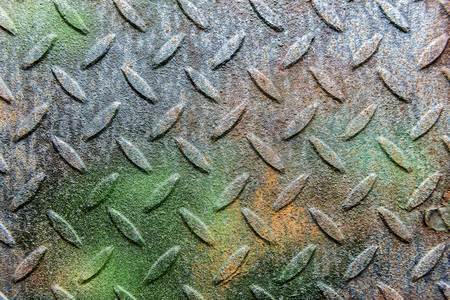 Metal plate texture and background. The metal surface rusted spots. Rusty metal grunge background. Metal backgroundの写真素材