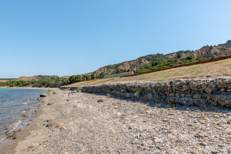 ANZAC cove, site of World War I landing of the ANZACs on the Gallipoli peninsula in Canakkale Turkeyのeditorial素材