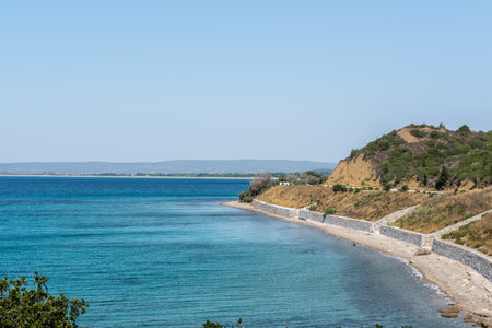 ANZAC cove, site of World War I landing of the ANZACs on the Gallipoli peninsula in Canakkale Turkeyのeditorial素材