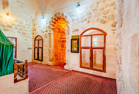 View of tombs,mausoleum in Hatuniye (Sitti Radviyye) Mosque and Madrassa ,a popular landmark in Mardin,Turkey.17 June 2018のeditorial素材