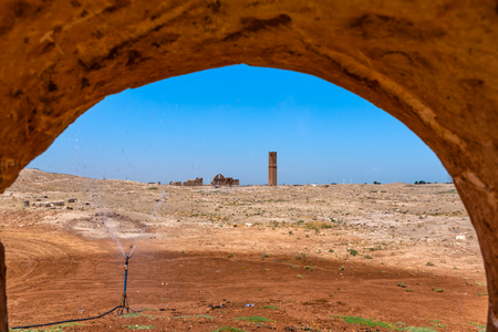 Ruins of University at Harran. It was one of main Ayyubid buildings of city, built in classical revival style.Sanliurfa,Turkeyの写真素材