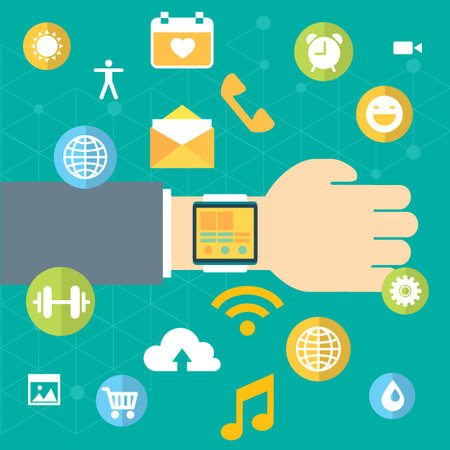 modern illustration and design elementのイラスト素材