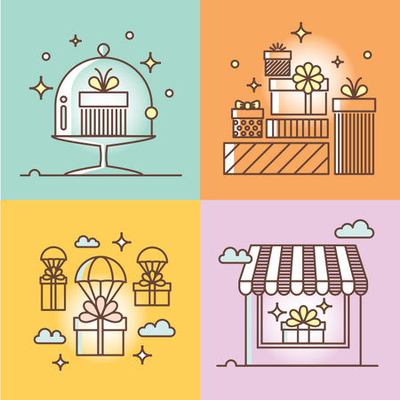 Modern vector illustration and stylish design elementのイラスト素材