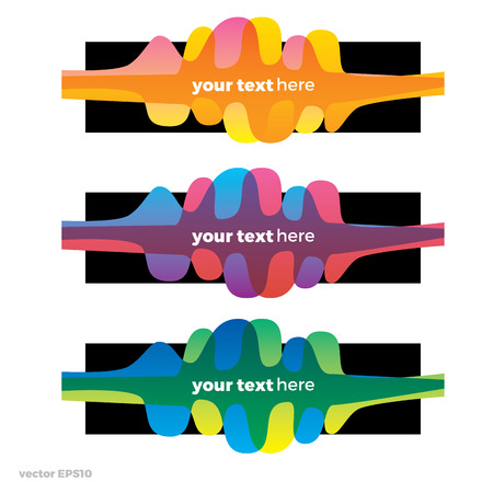 modern illustration and stylish design elementのイラスト素材