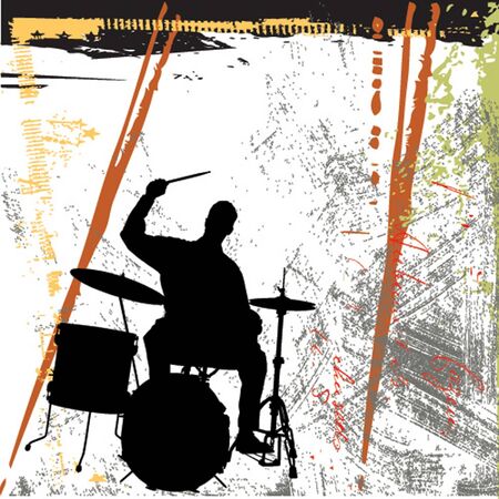 grunge backgroundのイラスト素材