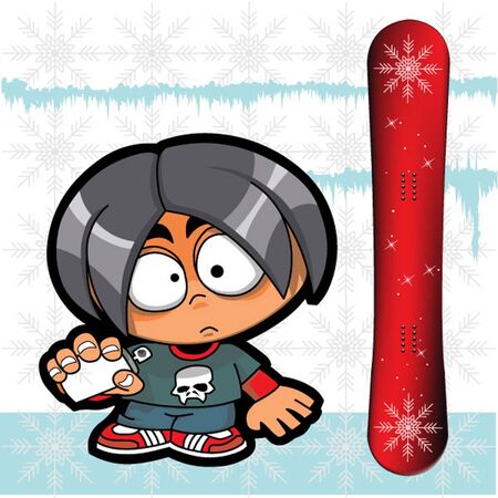 teen boardのイラスト素材