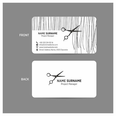 Business card template design.のイラスト素材