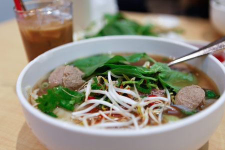 Vietnamese Rare Beef Noodle Soup Pho